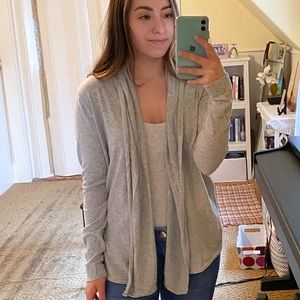 Grey cardigan